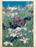 Hasui: Irises (Ayame) (Sold)