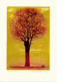 Hoshi Jōichi: “Evening Tree ((Red)”.