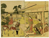 Katsukawa Shunshō: A Night Attack at Horikawa (Sold)