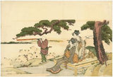 Hokusai: Boy with Telescope (Sold)