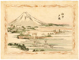 Three views of Mount Fuji (Sold)