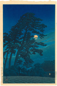 Hasui: Moon at  Magome