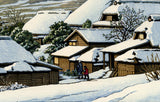 Hasui: Clearing After a Snowfall, Yoshida (Sold)