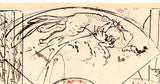 Kuniyoshi: Harimaze drawing (Sold)