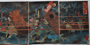 Yoshitoshi: Masakiyo at Shinshiu Castle During the Conquest of Korea