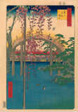 Hiroshige: Inside Kameido Tenjin Shrine (Sold)