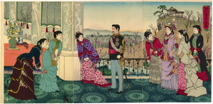 Kiyochika: Emperor Meiji and Consort