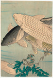 芳年：水泳鯉の三連祭壇画（販売）