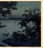 Yoshida: Evening on the Chikugo River in Hida (Sold)