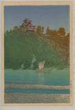 Hasui: Mt. Inu by the River Kiso (Sold)