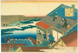 Hokusai: Ise from One Hundred Poets series