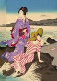 Kokunimasa: Enjoying Swimming at the Beach (Sold)