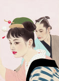 Shimura Tatsumi: Romance novel magazine cover painting