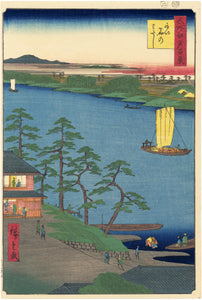 Hiroshige: Niijuku Ferry