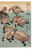Kuniyoshi: Turtle Triptych (Sold)