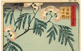 Hiroshige: Ayase River and Kanegafuchi (Ayasegawa Kanegafuchi) (Sold)