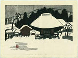 Saitō Kiyoshi: Winter in Aizu (6). (Sold)