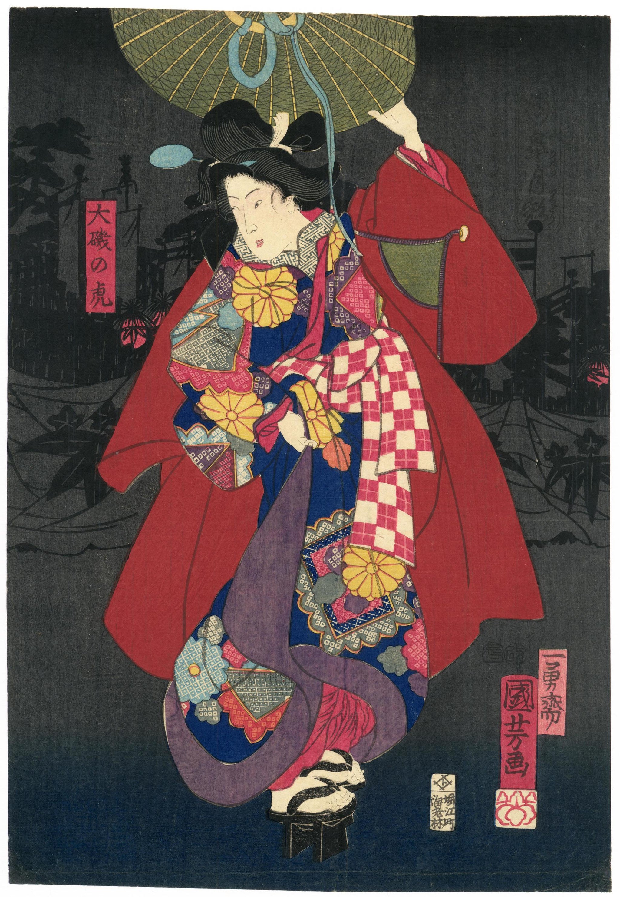 国芳：曽我兄弟三連祭壇画（販売） – Egenolf Gallery Japanese Prints