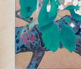 Tsuchiya Rakusan: Cuckoo and Wild Pear Flowers (Sold)