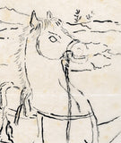 国芳 国芳:馬と騎手のオリジナル準備、東海道五十三次を対象としたシリーズ (販売済み)