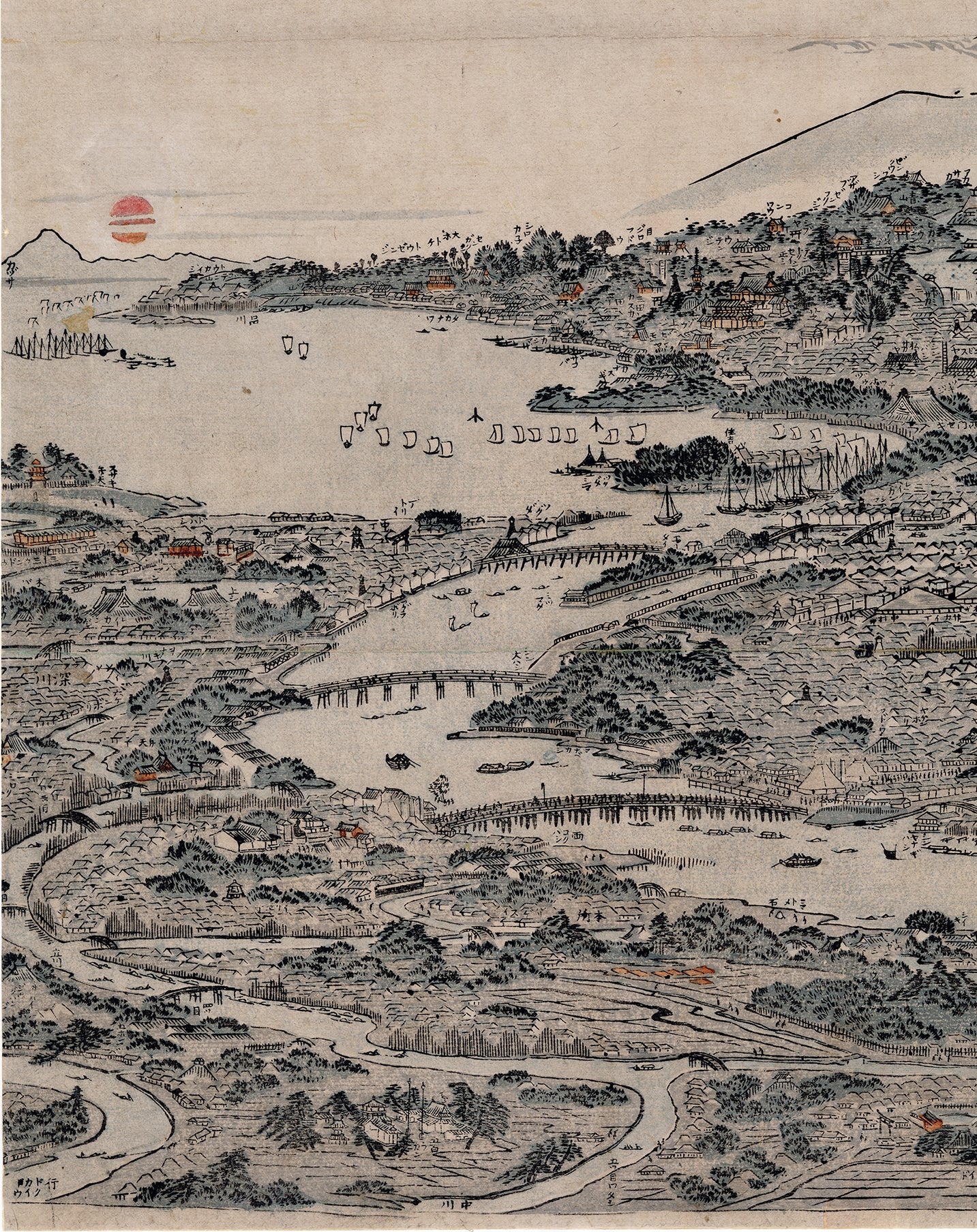 北尾政美 北尾政美:特大江戸鳥瞰図 (SOLD) – Egenolf Gallery Japanese Prints