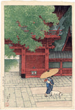 Hasui: Early Summer Showers at Sannô Shrine (Sold)