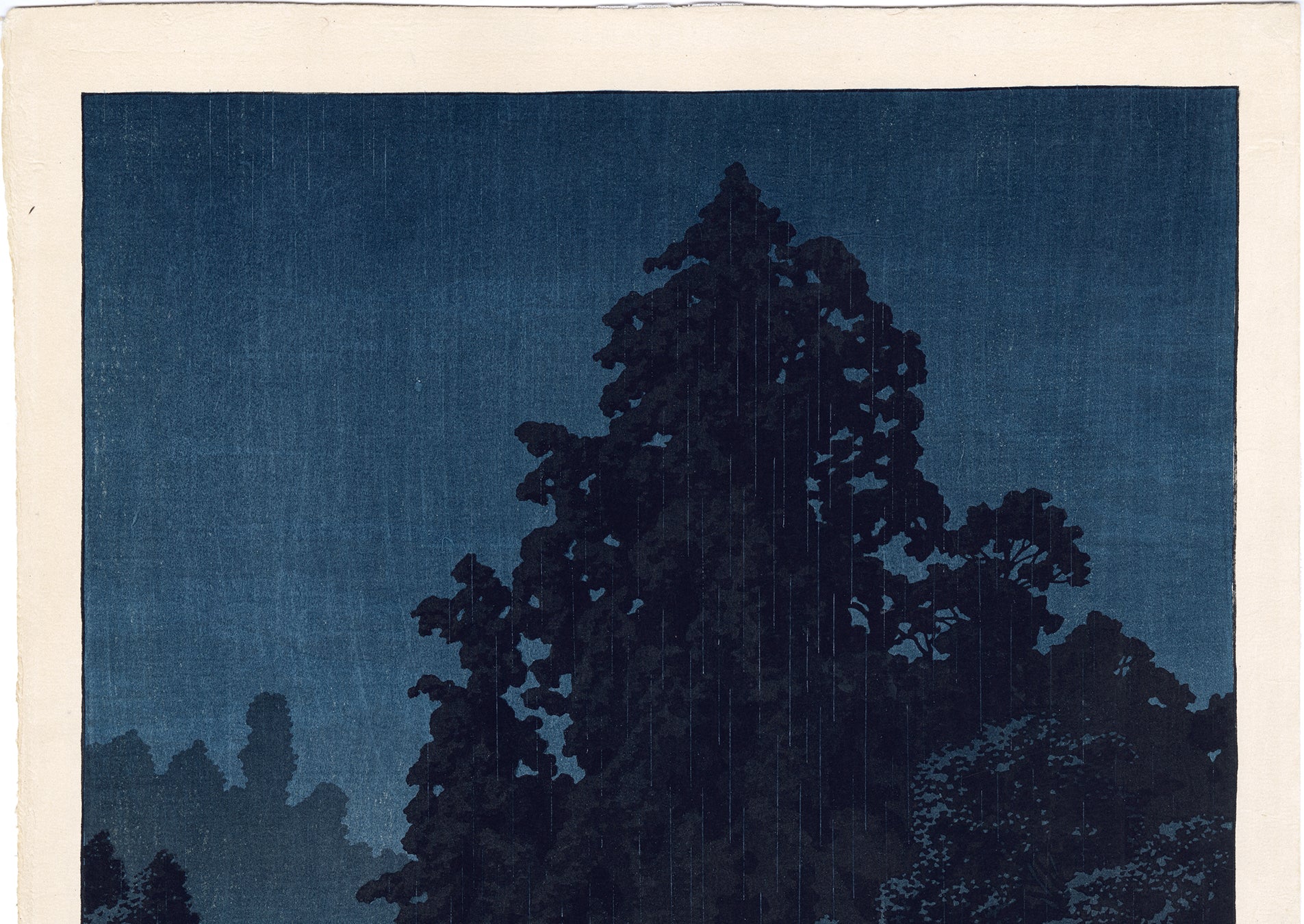 大人気定番商品 Hasui 巴水: Rain At Omiya 雨の大宮 (Sold) – Egenolf Gallery 版画