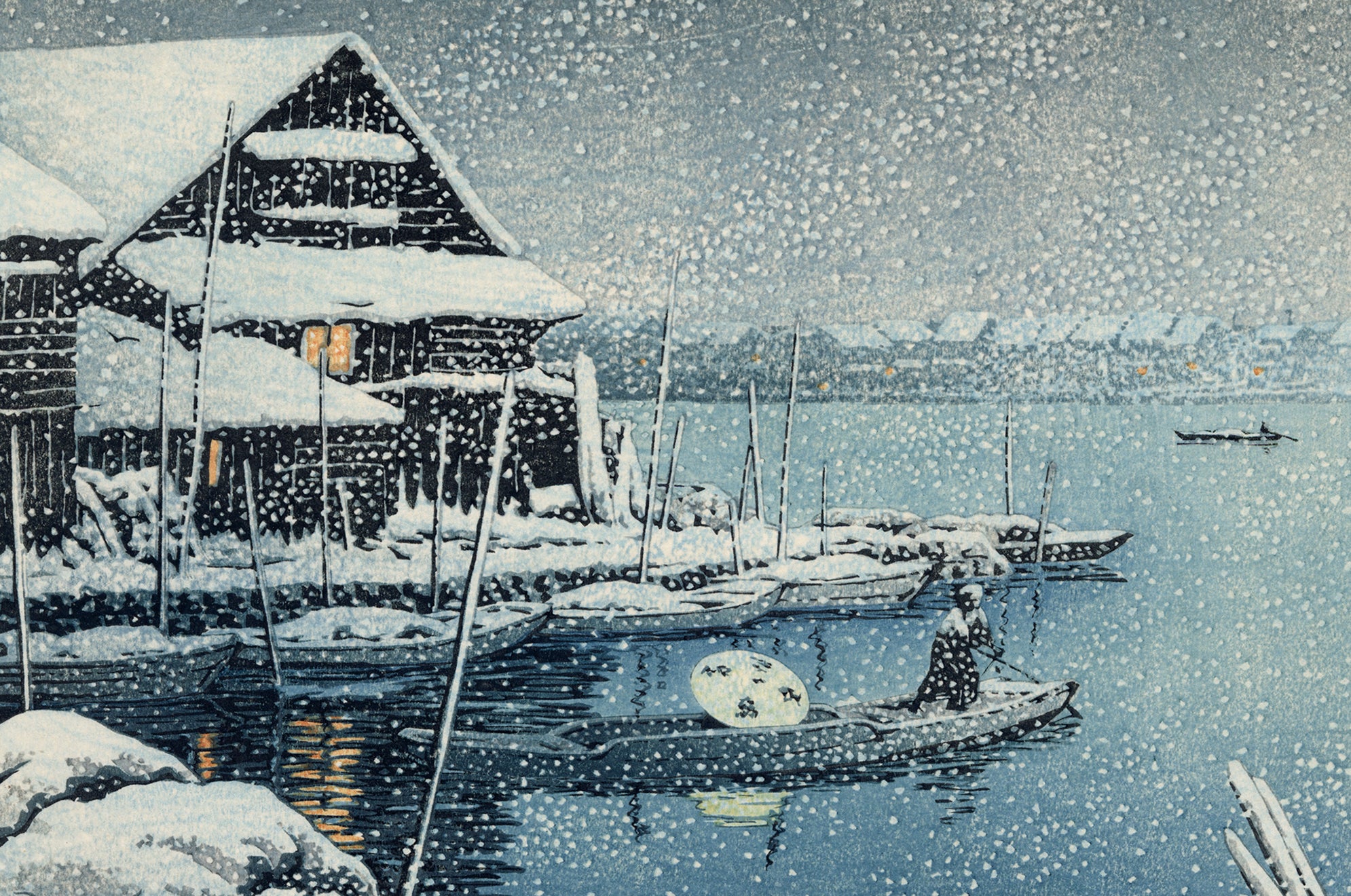 蓮井巴水:向島の雪雪の向嶋(販売) – Egenolf Gallery 蓮井巴水:向島の雪雪の向嶋(販売) – Egenolf Gallery