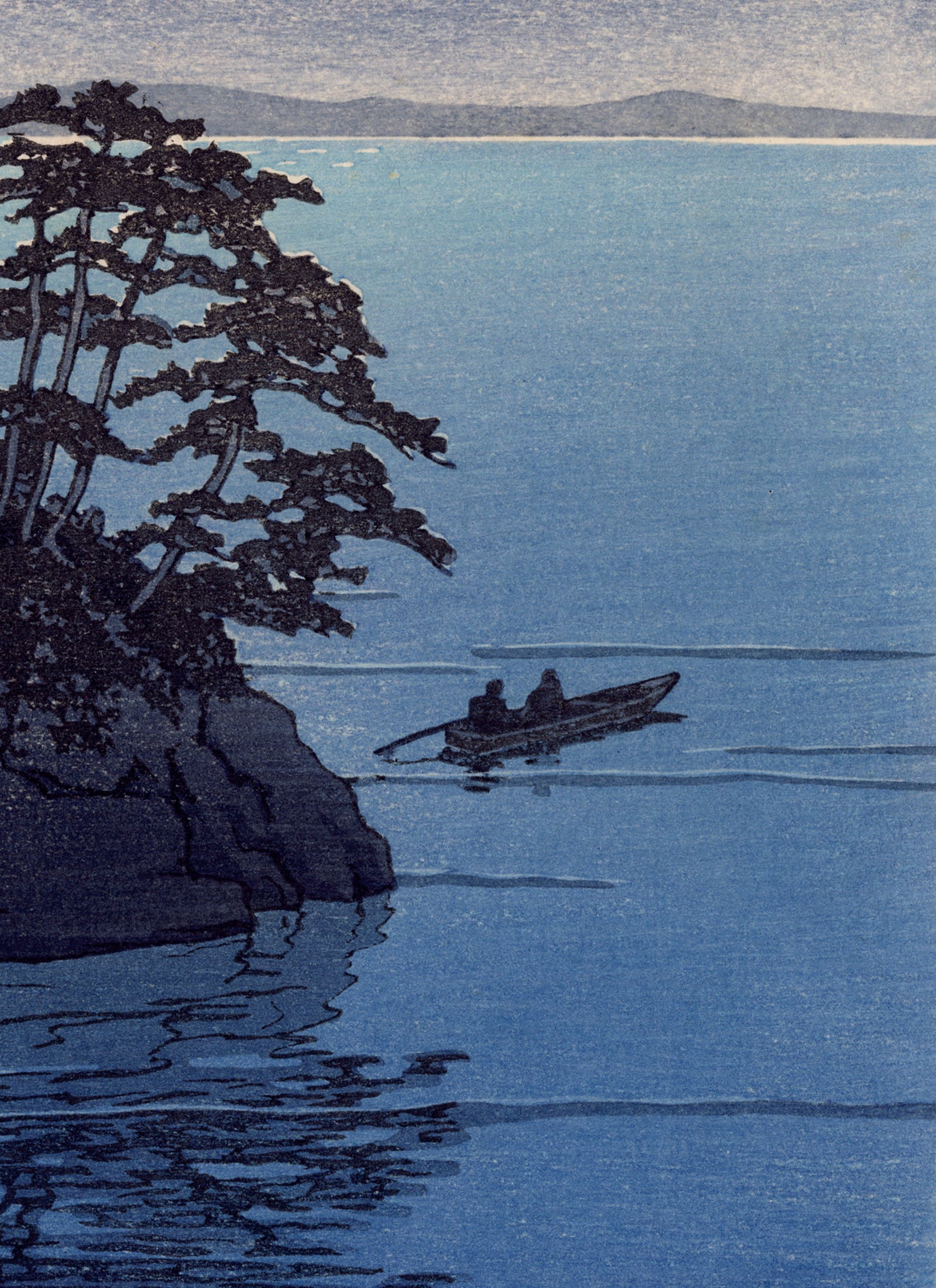 蓮水巴水：松島、双子島（販売済み） – Egenolf Gallery Japanese Prints