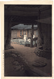 Hasui: Chiisan Chunum Temple, Korea (Sold)