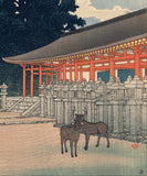 Hasui 巴水: Kasuga Shrine, Nara 奈良春日神社 (Sold)