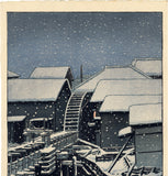 Hasui: Snow at Sekiguchi (Sold)
