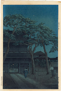 Hasui 巴水: Sengaku Temple (Sold)