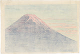 巴水 巴水:富士山の夜明け 明ゆく富士 (Sold)