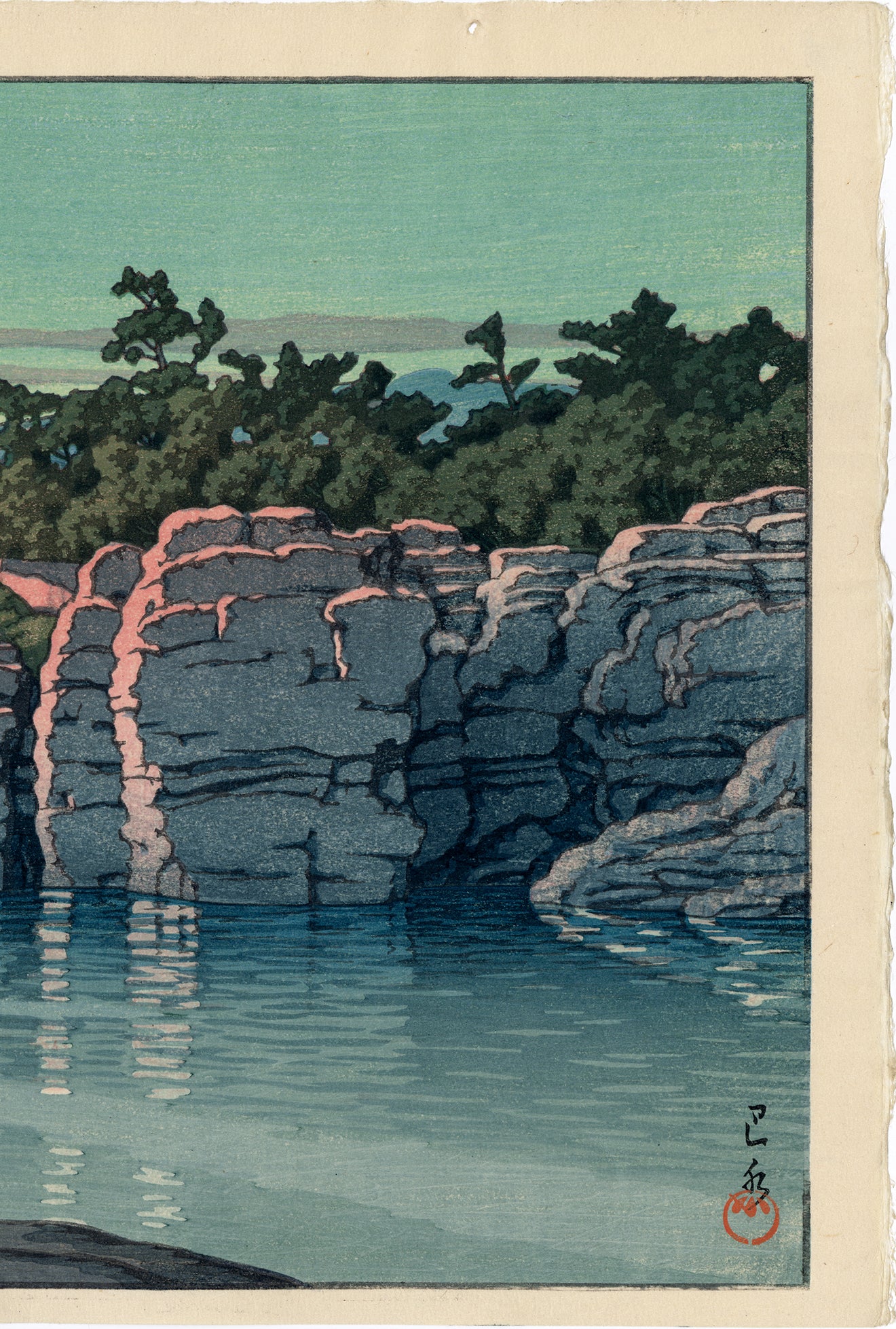 蓮水巴水：秩父長瀞（販売済み） – Egenolf Gallery Japanese Prints
