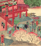 広重II：外国人が浅草金流山寺を訪れる（販売済み）
