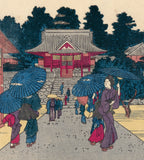 Hiroshige: Hachiman Shrine  (Sold)