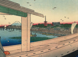 広重：金龍山寺と吾妻橋の遠景（販売）