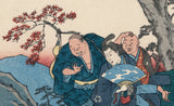 Hiroshige 広重: Station Ishibe from the Figure Tokaido (Sold)