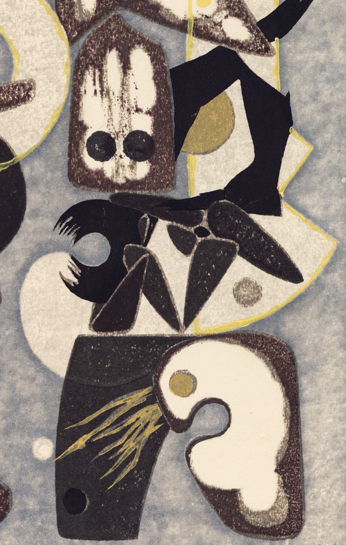 【70％OFF】 Yoshida Hodaka (1926-1995): Grey and Yellow Black, 絵画