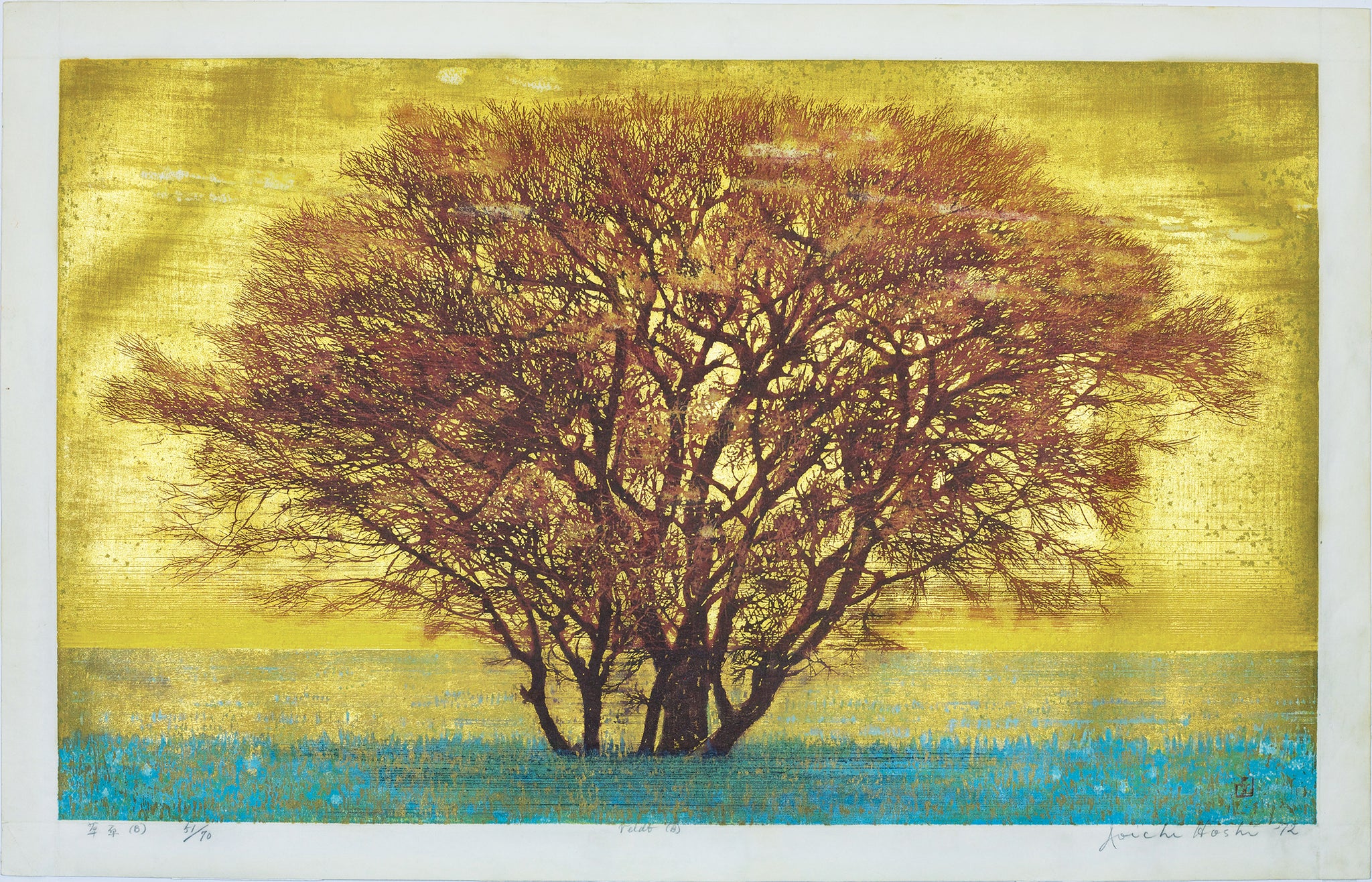 Joichi Hoshi: Green Field (B) Large (SOLD) – Egenolf Gallery