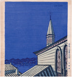 Unichi Hiratsuka: Oura Church in the Moonlight (SOLD)