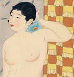 Ishikawa Toraji 石川寅治: Standing Nude with Original Keyblock