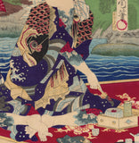 国親：牡丹刺青と鯉の衣の歌舞伎役者（販売済み）