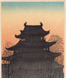 Konen: Japanese Castle at Dusk (Sold)