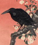 School of Koson: Crow on a Flowering Cherry Branch (Sold)