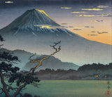 Koitsu: Fuji from Lake Sai (Sold)