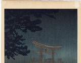 コイツ 雨の夜の宮島神社 (販売済み)