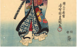 Kunisada: Iwai Kumesaburo as Shirai Gonpachi in Festive Kimono
