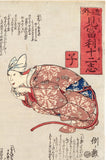 Kuniyoshi: Actors as Animals of the Buddhist Zodiac (Sold)